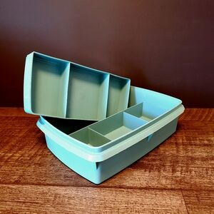 Vintage TupperCraft Blue Storage Container #767